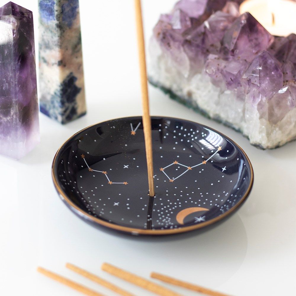 Something Different - Purple Star Sign Ceramic Porte-encens - Violet